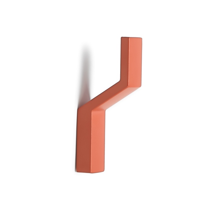 Крючок мебельный CAPPIO TRANQUILITY, однорожковый, кирпичный